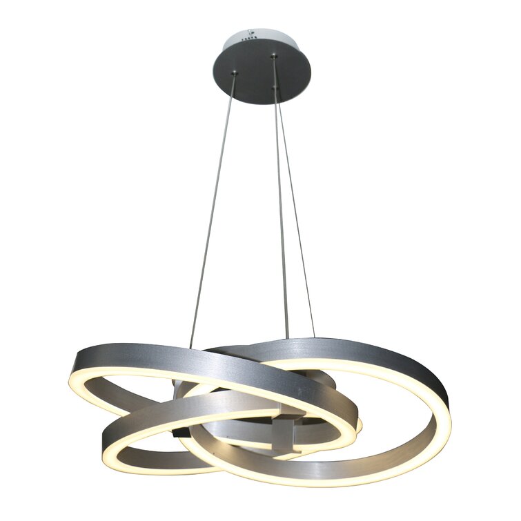 Geometric led store pendant light